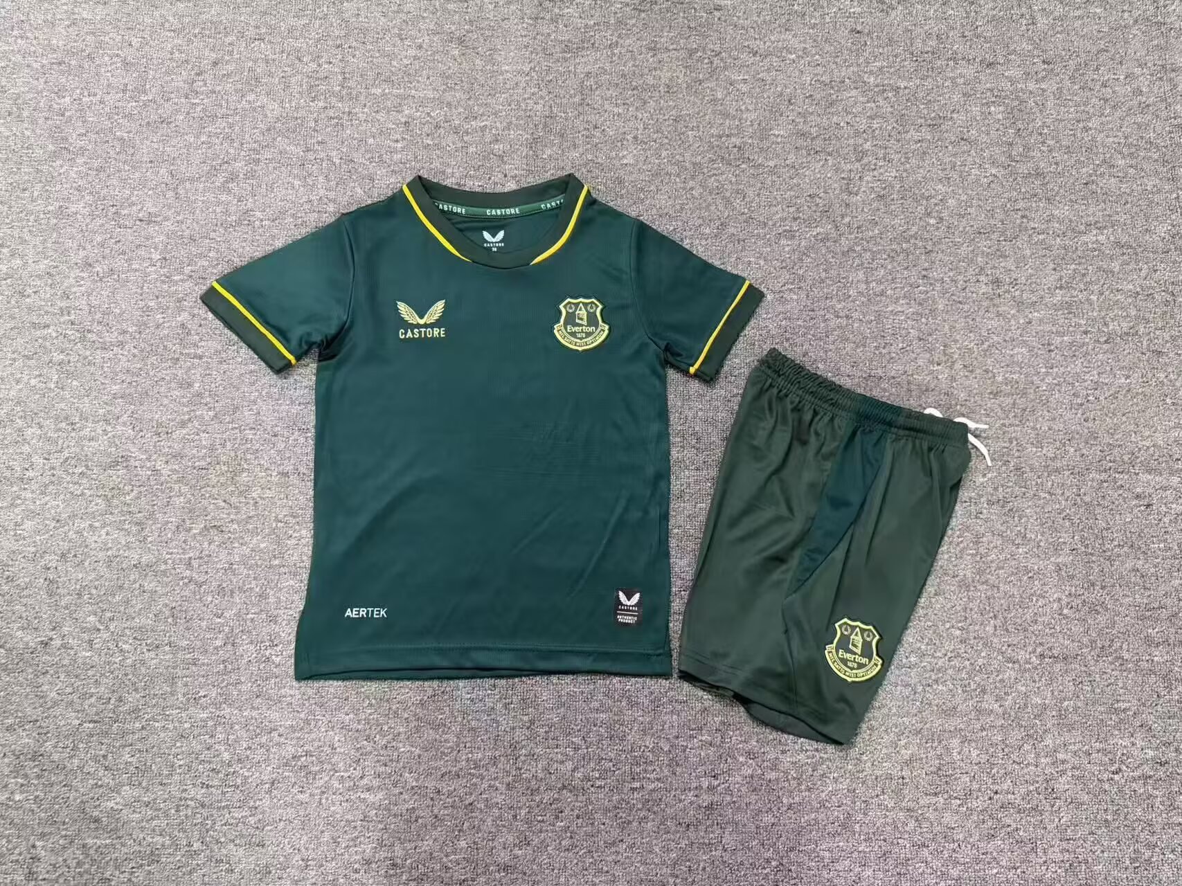 Kids-Everton 26/27 Third Green Soccer Jersey